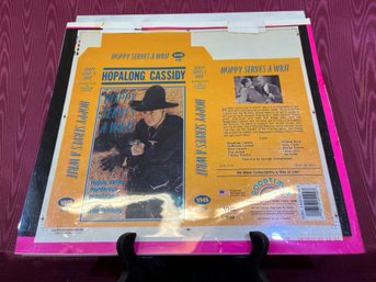 RGB PLATE HAPALONG CASIDY HOPPY SERVES A WRIT VHS 4 COLOR SHEETS