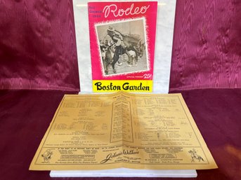 World Championship 1946 Rodeo Program From Boston Garden