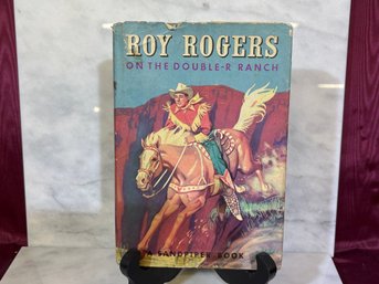 Roy Roger On The Double R Ranch Sand Piper Book Hard Cover With Dust Cover 1951