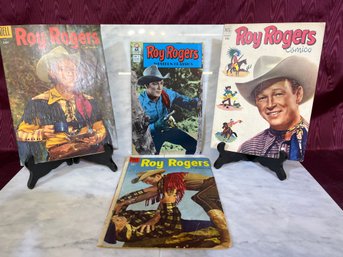 Roy Rogers Classic Comic Books 3 Dell Comics 1 AC Western Comic