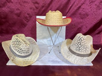 3 Cowboy Cowgirl Hats