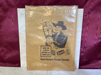 Hopalong Cassidy Paper Bread Bag