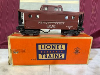 Lionel Electric Train #6417 Caboose