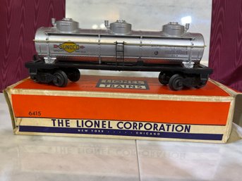 Lionel Electric Train #6415 Tank Car
