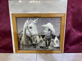 Hopalong And Trigger Photograph 11' Wide 9.5' Tall