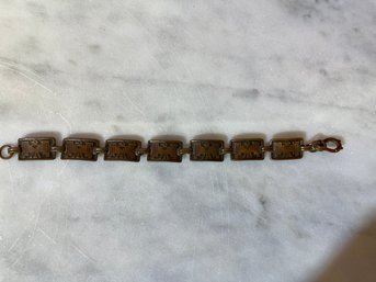 Bracelet Indian Design In Copper 7.5' Long