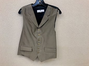 Men's Pierre Balmain Vest 100 Silk Size Large No Stains, Rips Or Discoloration
