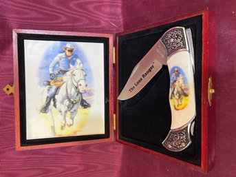 The Lone Ranger Pocket Knife By The Novelty Knife Company With Case