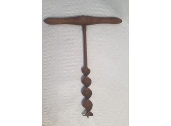 Antique Wood Boring Auger