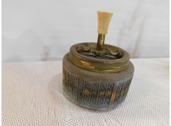 Brass Spinner Ashtray