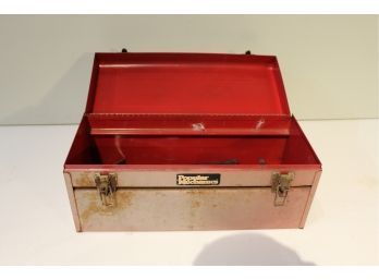 Popular Mechanics Tool Box With Miscellaneous Tools