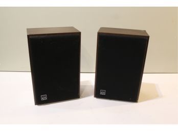 Pair ADS Bookshelf Speakers Model L-10 Fresh From An Estate Untested