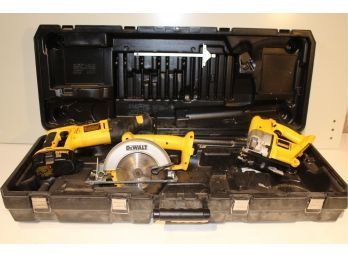 Delta System DeWalt Tools 18 Volts DW933 Jig Saw DW939 Circular Saw DW938 Circulating Saw 1 18v XRP Battery