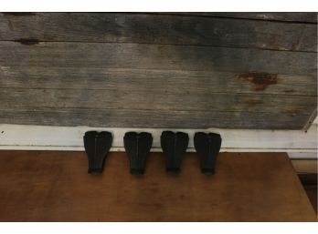 4 Very Heavy Cast Iron Legs 6' Tall