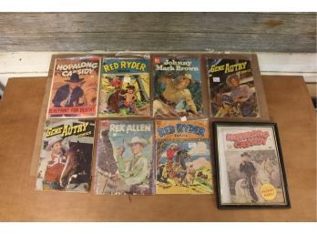 8 Cowboy Comics Including 'paydirt Peril'