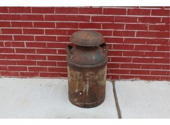 Antique Hood Milk Can