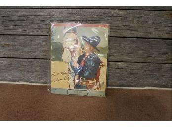 Autographed Picture Of William Boyd As Hopalong Cassidy