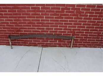 Antique Saw Over 5 Feet Wide