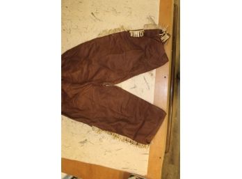 Davey Crocket Pants With Fringe (matching Shirt In Previous Lot)