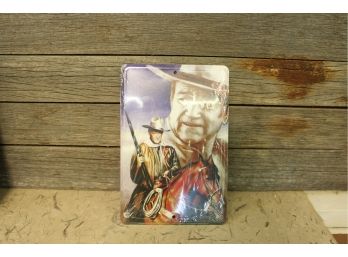 John Wayne Tin Sign