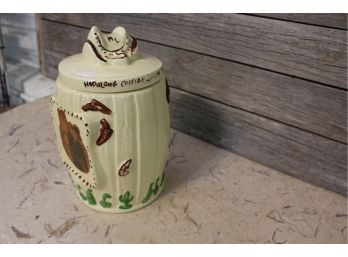 Large Hopalong Cassidy Cookie Jar Beautifully Decorated IN PERFECT CONDITION