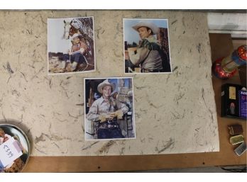 Roy Rogers 3 8x10 Color Glossy Photos