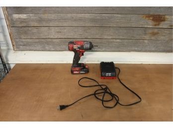 20 Volt Bauer Lithium Impact Driver With Charger Works Great