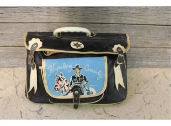 VERY RARE Hopalong Cassidy Satchel See Pictures For Condition