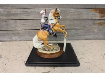 Roy Rogers & Trigger Porcelain Set Statue With Case NUMBERED Very Collectable