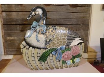 Large Self Standing Tin Goose 30' X 31'