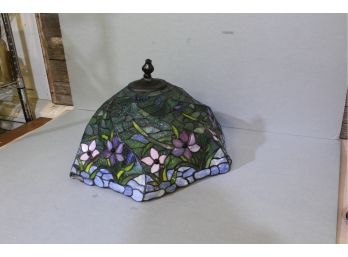 Tiffany Style Beautiful Lamp Shade Minor Damage 18' Diameter 10' Tall