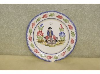 Quimper Plate 10 3/8'