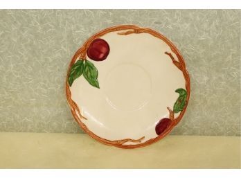 1 Matching Saucer Plate 7' Diameter Franciscan Ware Apple Pattern  No Chips, No Cracks, No Stains,