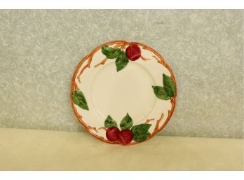 1 Matching Plate Franciscan Ware Apple Pattern 8'  No Chips, No Cracks, No Stains, No Blemishes Whatsoever