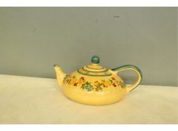 French Pottery Tea Pot 9' Wide X 5' Tall. Each Piece Is Individually Handcrafted.