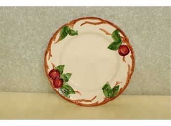 1 Matching Plate Franciscan Ware Apple Pattern 10 5/8'  No Chips, No Cracks, No Stains, No Blemishes Whatsoeve