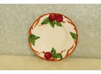 3 Matching Demi Plates Franciscan Ware Apple Pattern 6 3/8'  No Chips, No Cracks, No Stains, No Blemishes