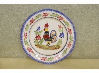 Quimper Plate 10 3/8'