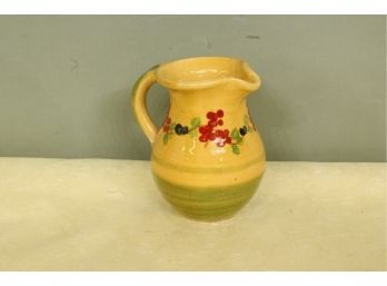 Terre E Provence French Pottery Creamer 3' Wide X 5' Tall. Each Piece Is Individually Handcrafted.