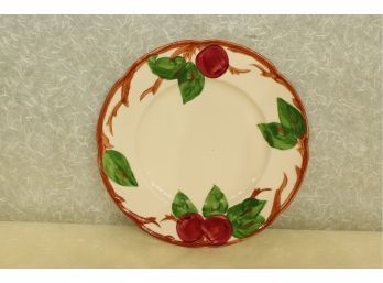 8 Matching Plates Franciscan Ware Apple Pattern 8'  Note: 1 Plate Has 2mm Chip