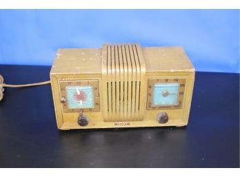 Knight Radio, Art Deco, Clock Works, No Sound