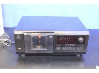 Sony Mega Storage 50 Disc Player Changer CDP-CX53 Powers Up, Untested