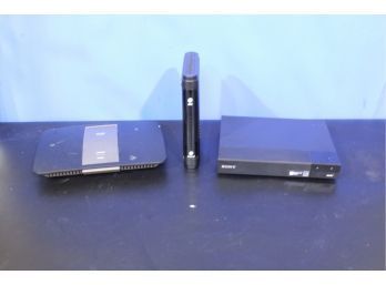 Wireless Lot: Linksys EA 6300, Motorola NVG510, Sony Blue Ray Disc Player S3700 Wireless