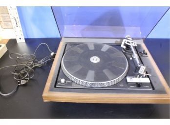 Dual Turntable Turns, Needle Returns, Good Cartridge Not Tested For Sound