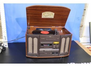 Genuine Teac Stereo Phonograph (plays 33, 45 & 78), AM/FM, Cassette, CD Player Tested Functional