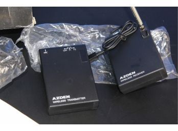 Azden Wireless Microphone System WMS-20II Complete All Brand New, All Functional