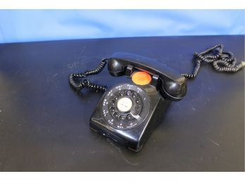 Western Electric Bell Systems Rotary Phone Model 500 With Brass Bells, Complete, No Cracks, No Chips, 1959