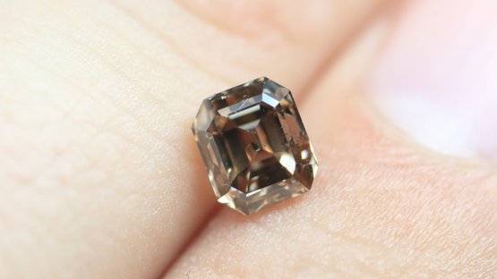 Loose Natural  Diamond 1.081ct, Fancy Brown Natural Precious Gemstone Diamonds