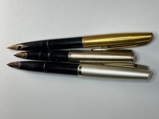 14k Gold Nib Fountain Pen Lot Pilot, Platinum