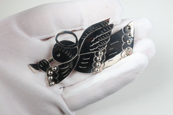 Angel Gabriel Sterling Silver 925 Pin Brooch